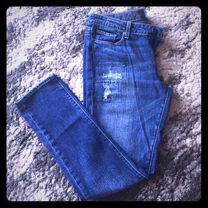 Paige Distressed Skyline Ankle Peg 30